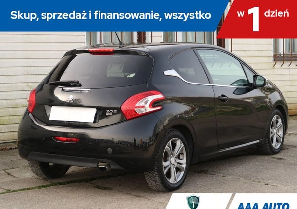 Peugeot 208 cena 23000 przebieg: 117802, rok produkcji 2012 z Korsze małe 232